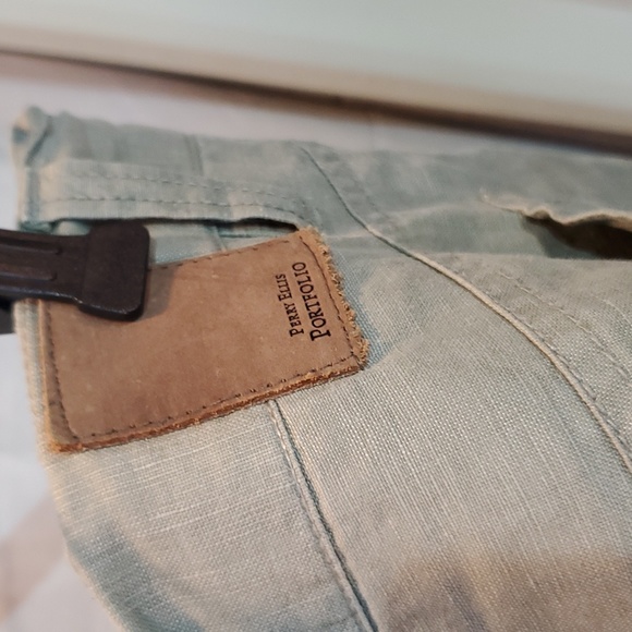 Mens PerryvEllis Linen blend pants. - Picture 3 of 6